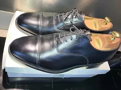 £115 • Buy Men's SANDERS Black Leather Formal Lace Up Oxford Shoes - UK Size 10. BNIB.