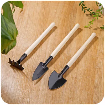 3pcs Mini Garden Hand Tool Equipment Gardening Hand Trowel Rake • £3.50