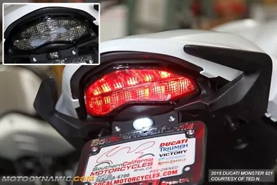 Ducati Monster 659 Integrated LED Tail Light. Monster 659 Smoked Lens Tail Light • $130.45