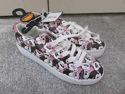 BNWT Brand New With Tags Primark Ladies UK 4 EU 37 Disney Mickey Mouse Trainers • £9.99