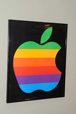 Vintage Original Apple Computers Rainbow Logo  1980  Poster • $199