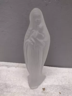 CRISTAL Teleflora Gift MADE IN FRANCE 24% LEAD CRYSTAL  VIRGIN MARY WITH Child  • $14