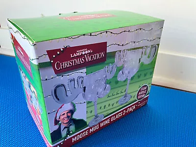 National Lampoon's Christmas Vacation Moose Acrylic Wine Glass - 2 Pack • $15