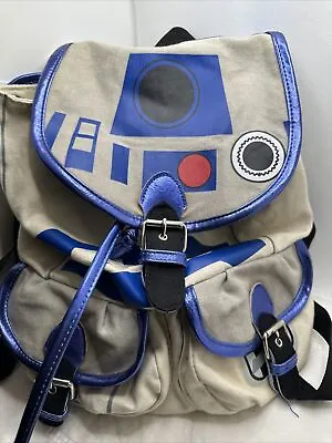 Star Wars Backpack R2D2  Cloth With Blue Accents 10”   12” • $28