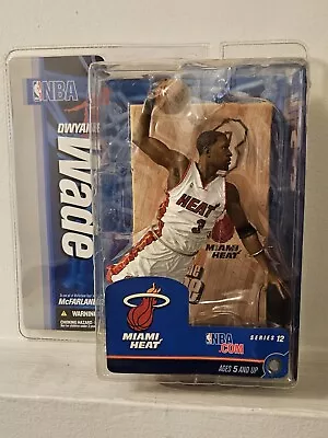 Todd Mcfarlane Action Figure Dwayne Wade Miami Heat NBA Series 12 NEW SEALED • $14.54