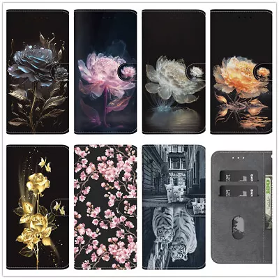 For IPhone 15 14 13 12 11 X 7 Flip Wallet Card Bag Stand Luxury Phone Case Cover • £3.59