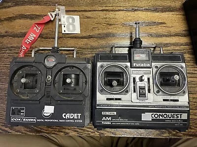 Vintage Cox/Sanwa Cadet And Futaba Conquest RC Transmitters • $18