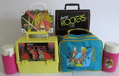 1986-87 Rare Barbie & Rockers Lunchbox  Set Of 4 Canada USA Australia Mexico Wow • $129.99