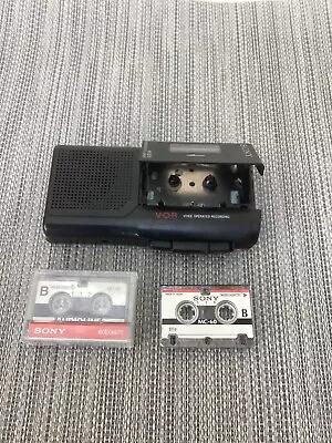 Sony Voice Recorder And Two Mini Tapes M-527V • £5