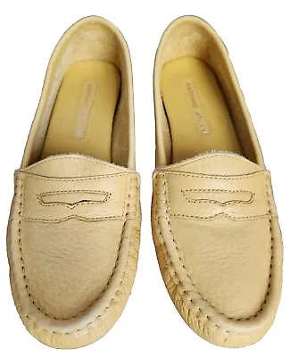 Antonio Melani Women's Mustard Yellow Slip-On Moccasin Loafers Flats Shoes 7M • $24