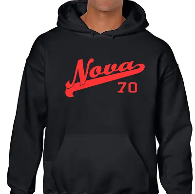 Nova 70 Script Tail T-Shirt 1970 Classic Muscle Car Hoodie Hooded Sweatshirt • $43.99