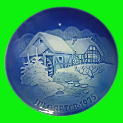 Royal Copenhagen  Christmas At The Old Water-Mill   Plate JULE AFTER 1975 B&G • $6.99