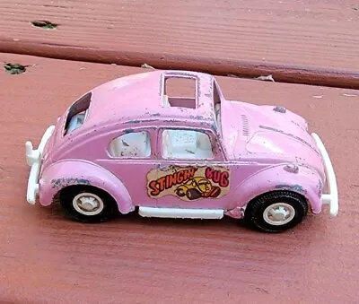 Vintage Tootsie Toy Volkswagen Stingin’ Bug Pink Old Toys Car Beetle • $4.99