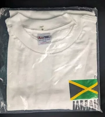 Vintage 90's Jamaica One Love T-Shirt  Sz L  Single Stitch New In Package  • $12