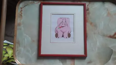J & J Cash Woven Gift - Pig Eating A Carrot Picture • £4