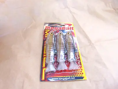 Mega Bait Brown Shad Body Pack Lures Mr. Bill #12 Lures • $2