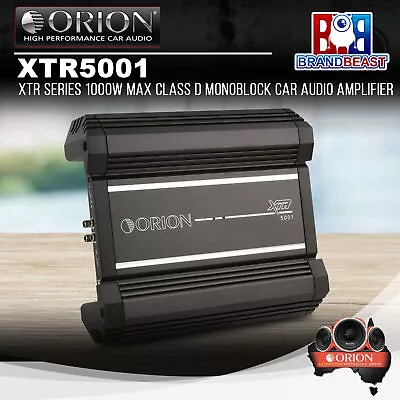 Orion XTR5001 XTR Series 1000W Max Class D Monoblock Car Audio Amplifier • $599