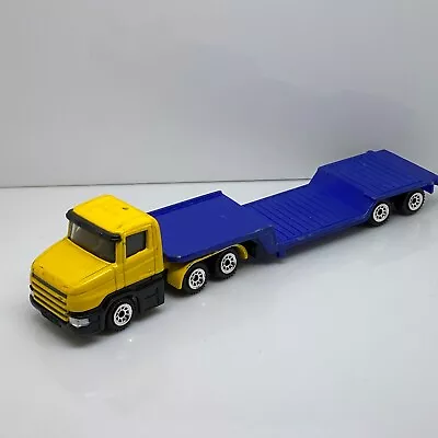£7.99 • Buy Siku Scania Low Loader Artic Lorry Convoy Size Yellow Blue A