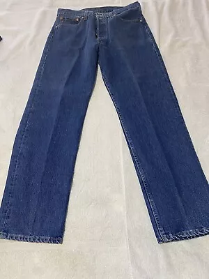 Levi's 501 0118 Vintage Blue Jeans Made In USA MENS Size W33 L30 • $69.95