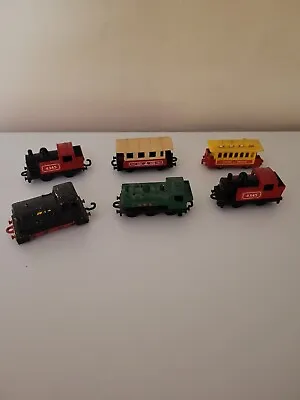 Vintage Matchbox And Corgi Die-Cast Trains And Coaches Bundle • $9.95