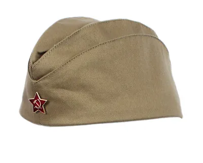 £12.99 • Buy Genuine Russian Soviet USSR Red Army WW2 Military Uniform Pilotka Hat Cap Badge