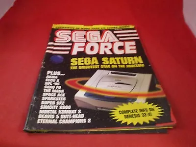 £12.35 • Buy Sega Force Magazine EGM Supplement Sega Saturn Cover W/ Info On 32X System