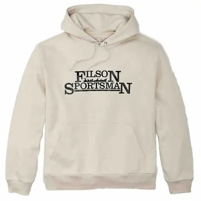 Filson Men's Sportsman Prospector Hoodie 20264442 Natural Heather Deer Off Cream • $89.99