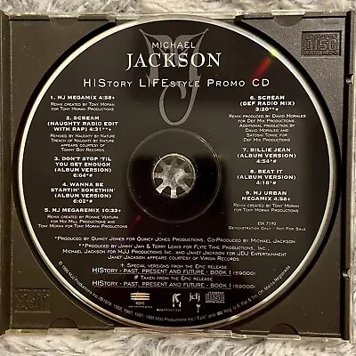 Michael Jackson VERY RARE!! HIStory LIFEstyle Promo CD • $59.99