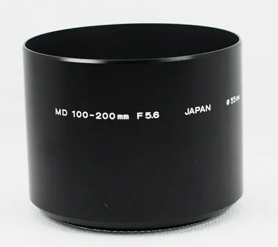 Minolta Genuine Original Shade Metal Lens Hood For MD 100-200mm F/5.6 Ma116 • $11.99