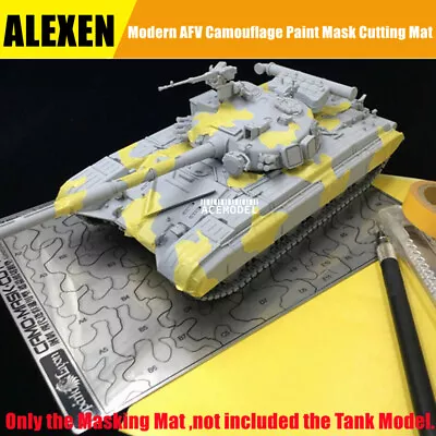 Steel Modern AFV Camouflage Paint Mask Cutting Mat Model Improvement Hobby Tools • $17.59