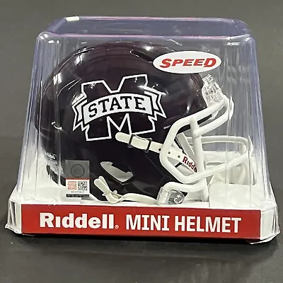 Mississippi State Bulldogs Speed Mini Helmet Riddell NCAA Licensed Brand New! • $32.99