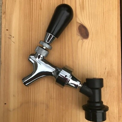 £36 • Buy Self Closing Corny Cornelius Keg Beer Tap Faucet Rounded Handle Ball Lock 