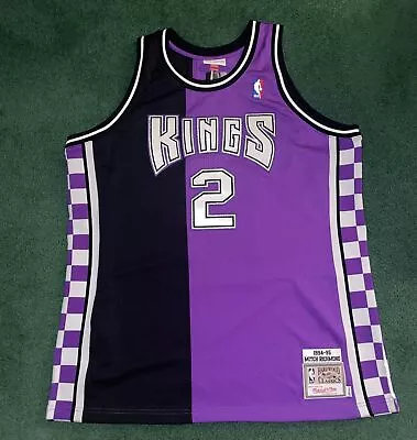 Mitchell & Ness Mitch Richmond Sacromento Kings Jersey 48 XL 100% Authentic • $200