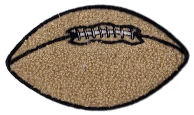 $4.95 • Buy Football 4” Wide Chenille Embroidered Patch Applique Sew On Style