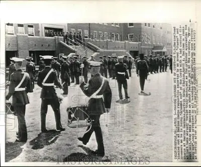 1962 Press Photo  Drumming Out  Ceremony At Marine Barracks Norfolk Base VA • $29.88