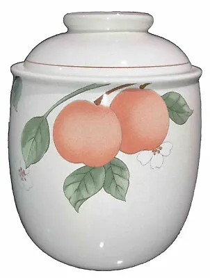 Mikasa Country Classics Fruit Panorama LARGE Flour Kitchen Canister 8 1/2  • $12.99