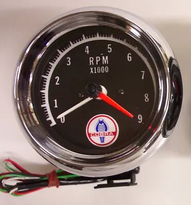 1966 Shelby & Mustang NEW CLONE COBRA 9000RPM Dash Tachometer Assembly • $256