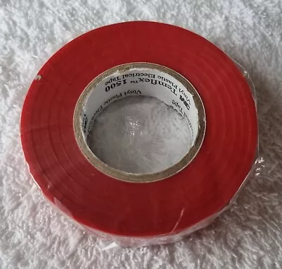 3M Temflex 1500 Isolation Insulating  Tape 25M X 19mm Quality Red Tape • £2.99