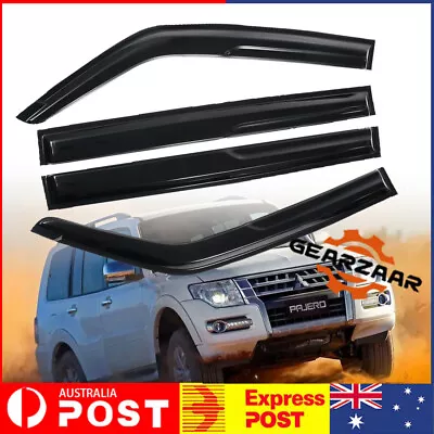 Weather Shields Weathershields For Mitsubishi Pajero NM NP NS NT NW NX 2000-2019 • $43.99