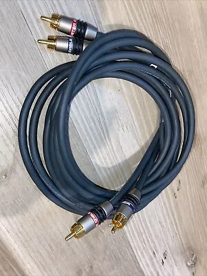 Monster Interlink 300 MKII Stereo Audio RCA Interconnect Cable Balanced 6’ 6” • $22