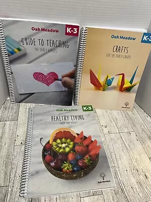 Oak Meadow K-3 Curriculum - 3 Books - • $120