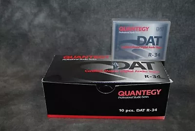 Quantegy R-34 DAT Cassette Digital Audio Tape Recording New Case 10 Lot • $75