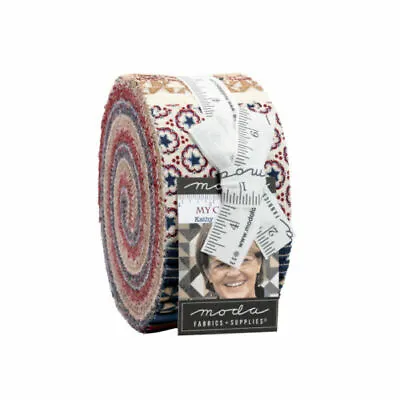 My Country Jelly Roll By Kathy Schmitz 100% Cotton Quilt Strips By Moda 7040JR • $29.99