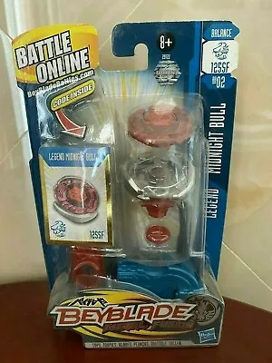 Out Of Production Hasbro Beyblade Metal Fusion BB-02 LEGEND MIDNIGHT BULL 125FS • $32