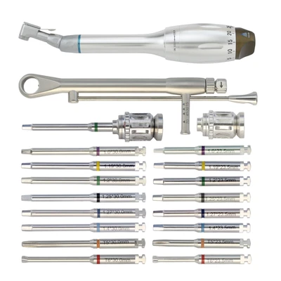 $159.99 • Buy Universal Dental Implant Surgical Kit Torque Drivers Surgident Ratchet Wrench