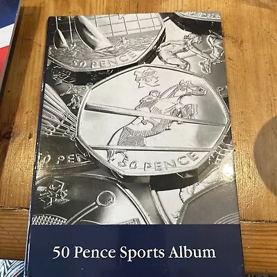 2012 The London 50p Sports Collection Album - Incomplete • £75