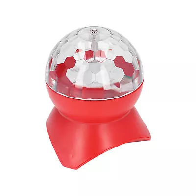 (Red) Speaker Disco Ball LED RGB Colorful Mini Music Mobile Stage HG • £18.25