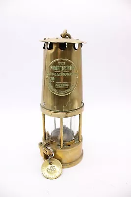F Vintage Protector Eccles Oil Miners Lamp Manchester Not Tested • £32