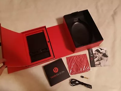 Beats By Dr. Dre Monster Red Box Cloth Aux Cord Adapter Booklet NO HEADPHONE • $26.99