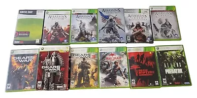 Xbox 360 Game Lot Bundle 31 Games  W/cases • $80